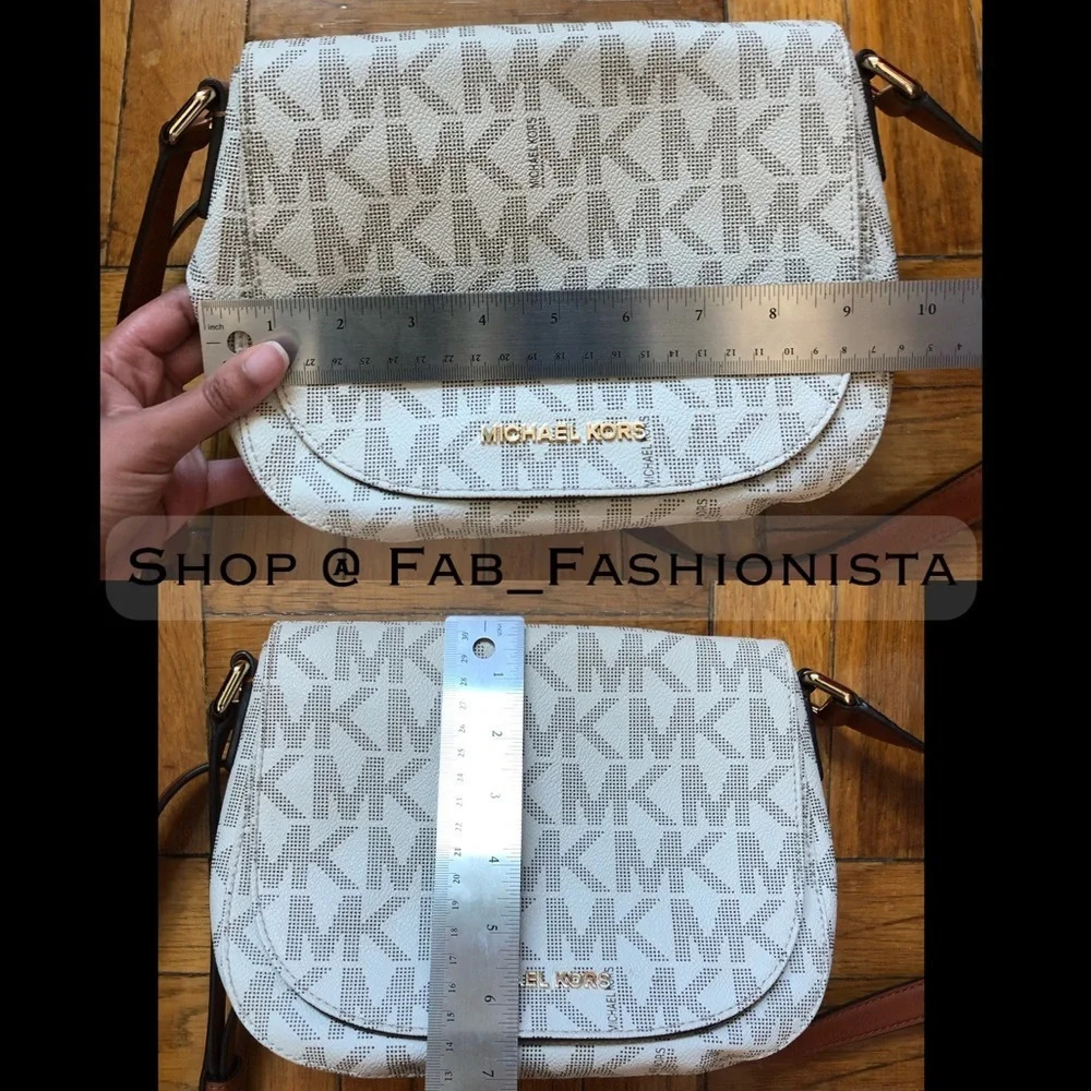 Michael Kors Leather Crossbody Bag - Picture 10 of 17